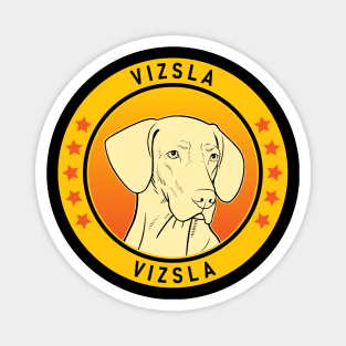 Vizsla Dog Portrait Magnet